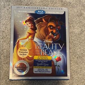 Disney Beauty and the Beast 25th Anniversary Blu-Ray